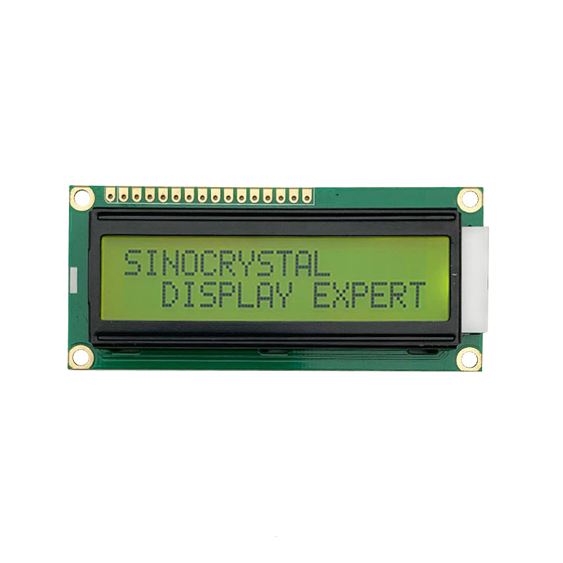 16*2单色字符液晶屏，黄绿色Stn ，AIP31066 IC，单色LCD